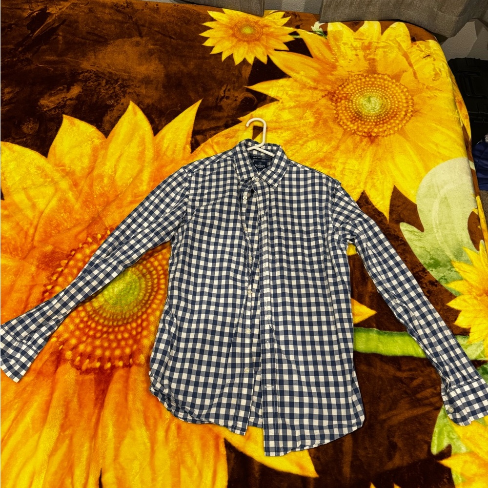 Blue Checkered Men's Shirt